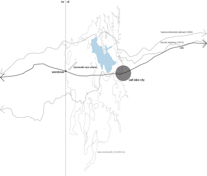 A Site Constructed The Bonneville Salt Flats and the Land Speed Record